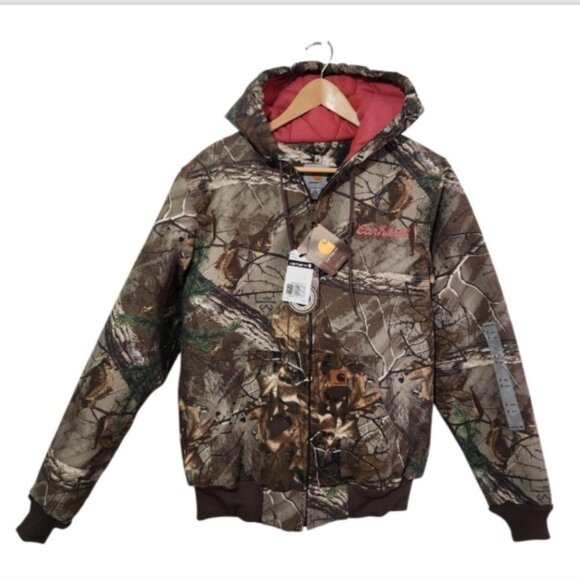 CARHARTT X Realtree Hooded Active Jacket "Pink Camo" 101216 977 - Picture 2 of 16